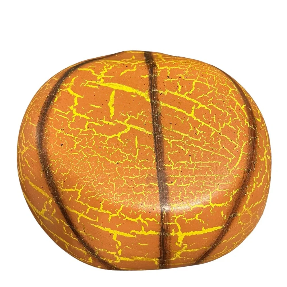 Wooden Pumpkin Bowl - Candy Dish